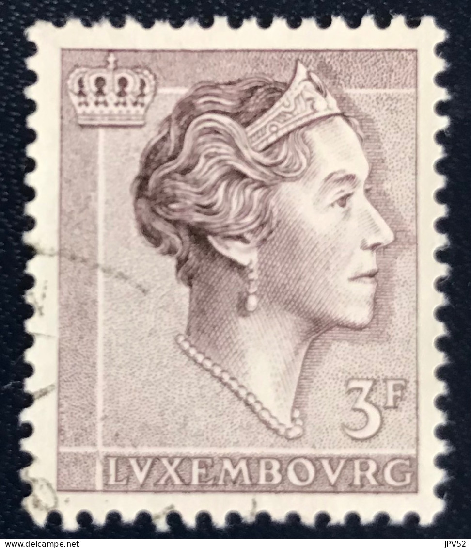 Luxembourg - Luxemburg - C18/33 - 1961 - (°)used - Michel 646 - Groothertogin Charlotte - 1960 Charlotte, Diadeem