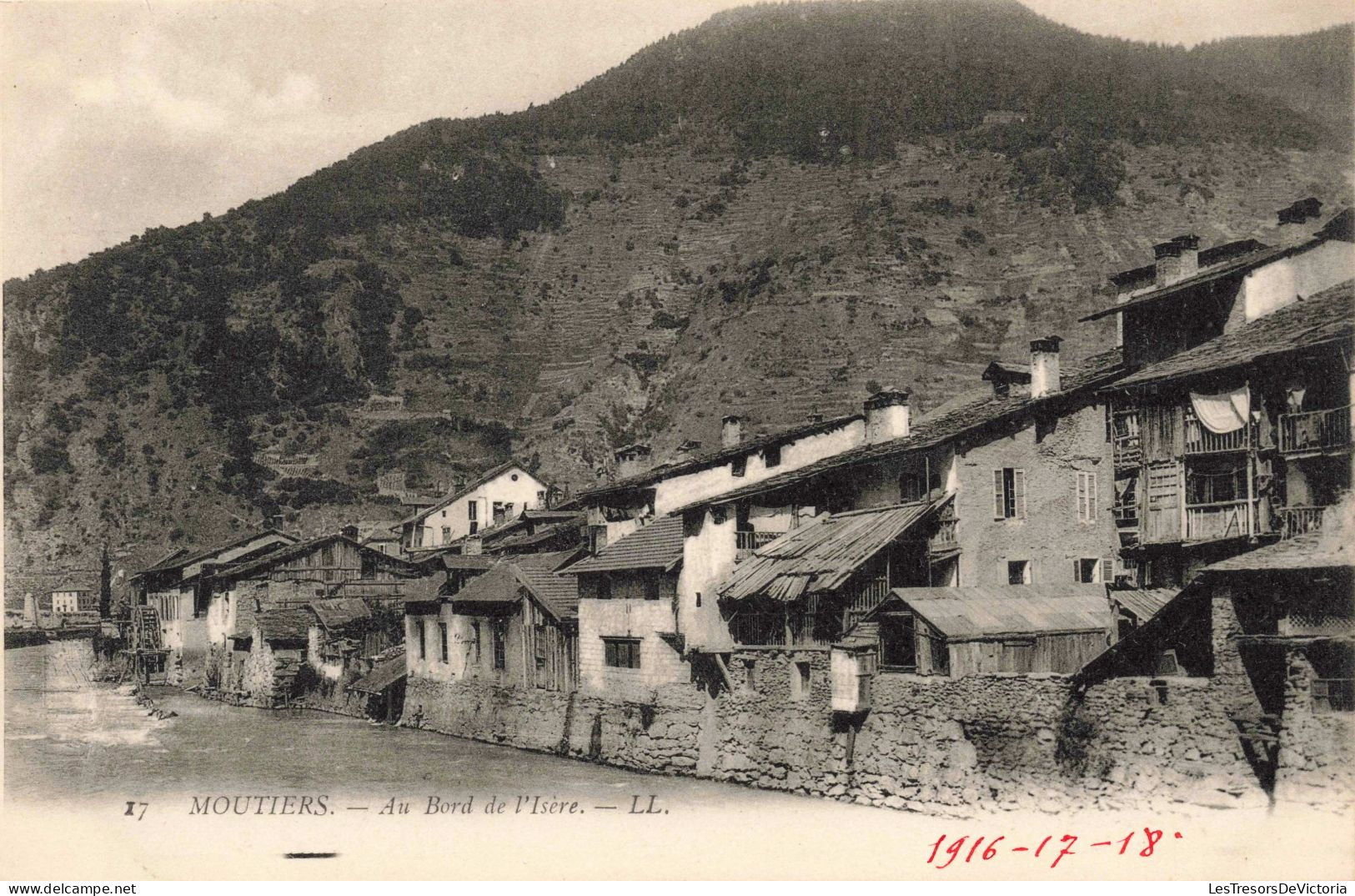 FRANCE - Moutiers - Au Bords De L'Isère - LL -  Carte Postale Ancienne - Moutiers