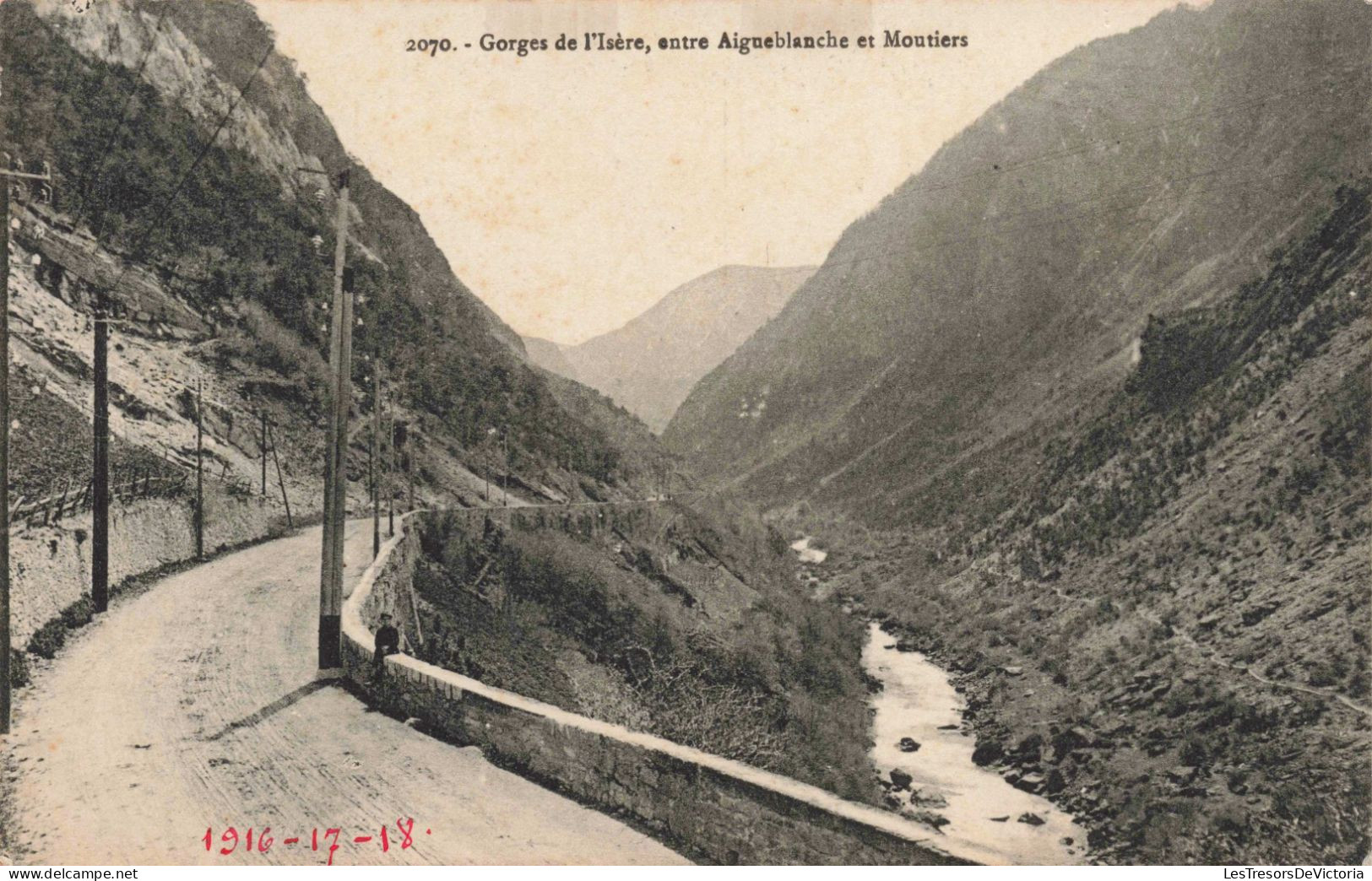 FRANCE -  Gorges De L'Isère, Entre Aigueblanche Et Moutiers -  Carte Postale Ancienne - Moutiers