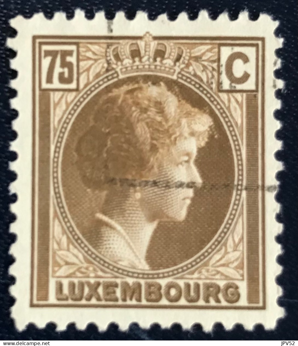 Luxembourg - Luxemburg - C18/33 - 1927 - (°)used - Michel 189 - Groothertogin Charlotte - 1926-39 Charlotte Rechtsprofil