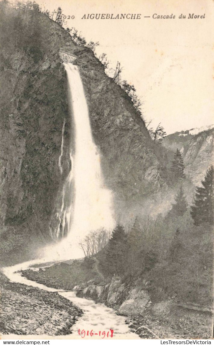 FRANCE -  Aigueblanche - Cascade Du Morel -  Carte Postale Ancienne - Moutiers