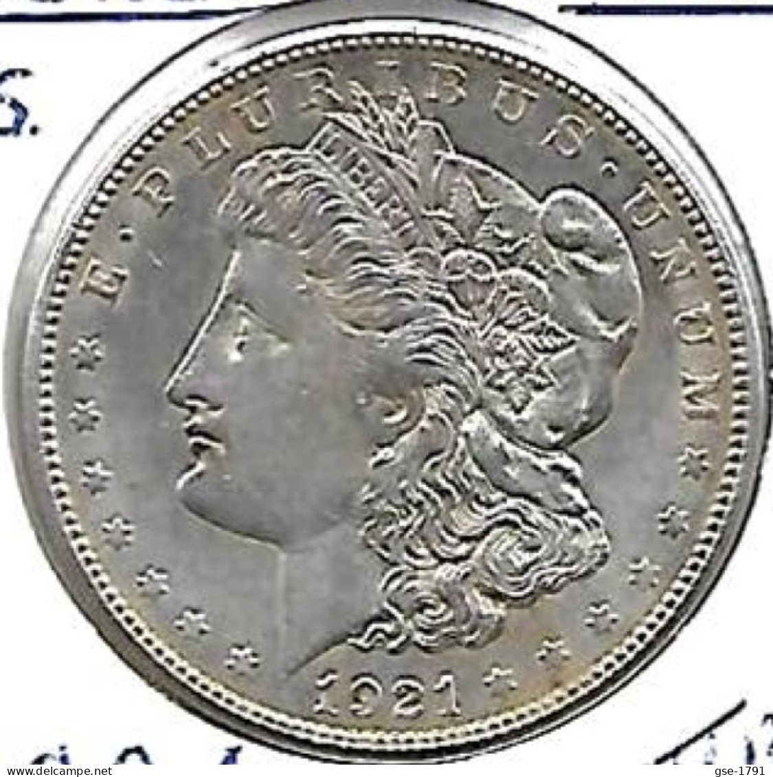 ETATS-UNIS Dollar MORGAN Argent   1921 TTB - 1892-1915: Barber