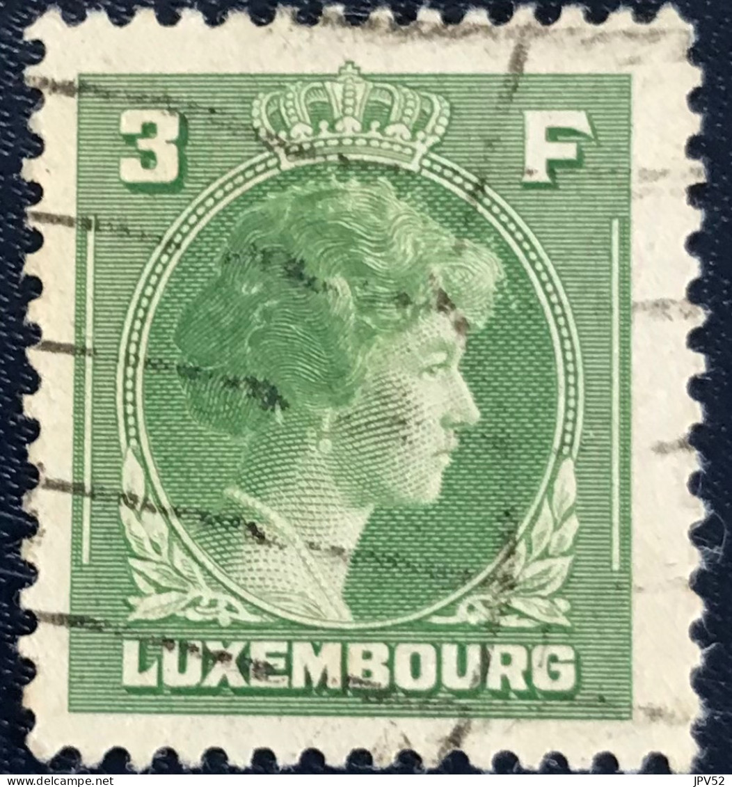 Luxembourg - Luxemburg - C18/33 - 1944 - (°)used - Michel 365 - Groothertogin Charlotte - 1944 Charlotte De Perfíl Derecho