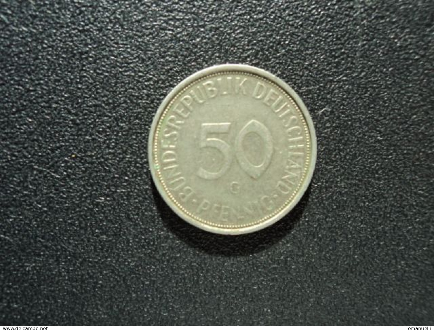 RÉPUBLIQUE FÉDÉRALE  ALLEMANDE : 50 PFENNIG   1973 G    KM 109.2     TTB - 50 Pfennig