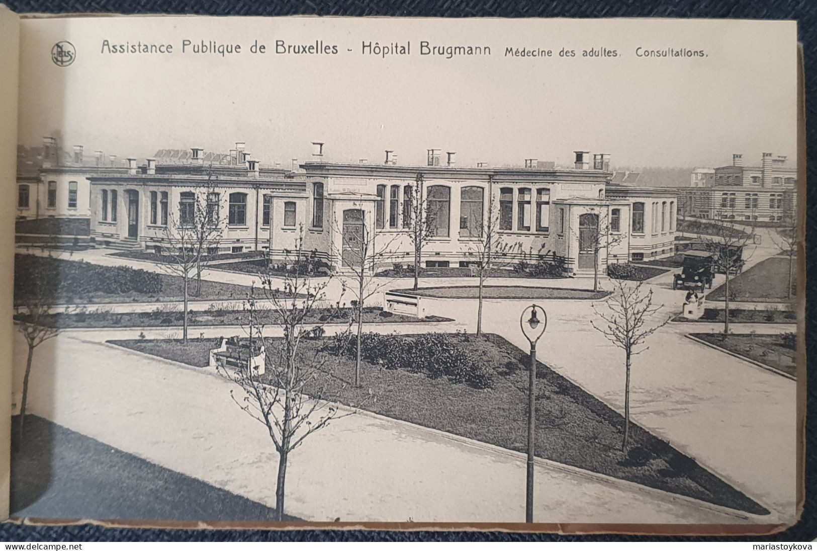 1938. Sammelheftchen mit 26 Postkarten. Assistance Publique de Bruxelles. Hopital Brugmann.