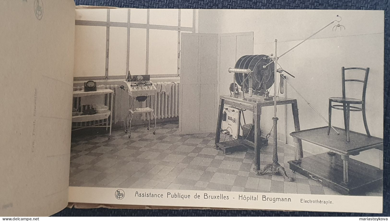 1938. Sammelheftchen mit 26 Postkarten. Assistance Publique de Bruxelles. Hopital Brugmann.