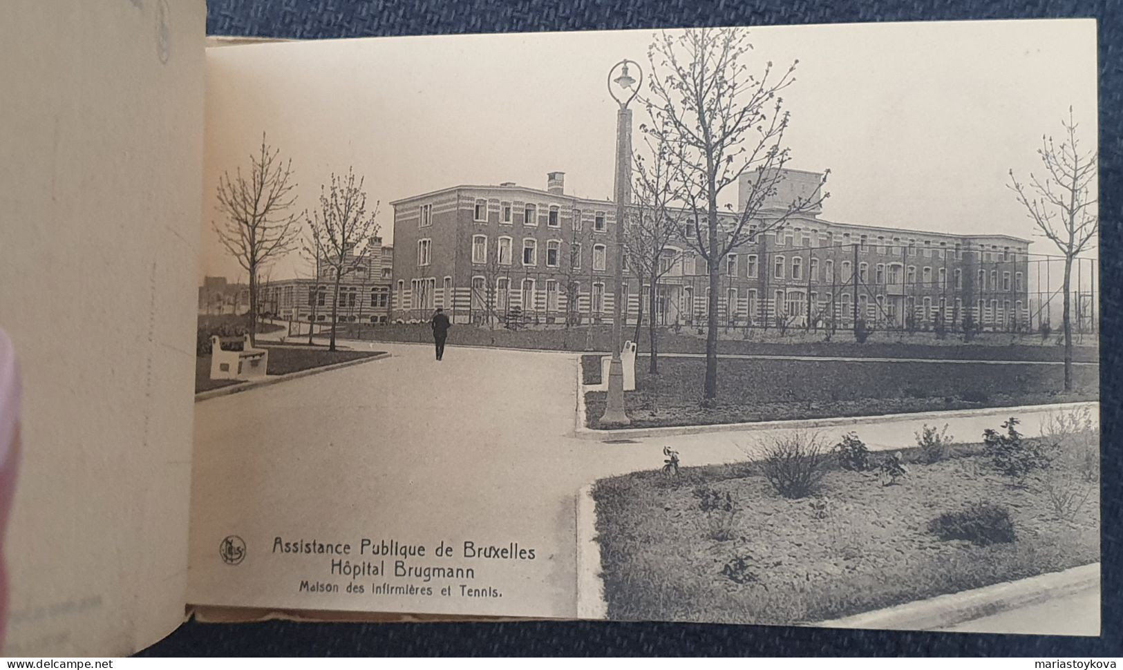 1938. Sammelheftchen mit 26 Postkarten. Assistance Publique de Bruxelles. Hopital Brugmann.