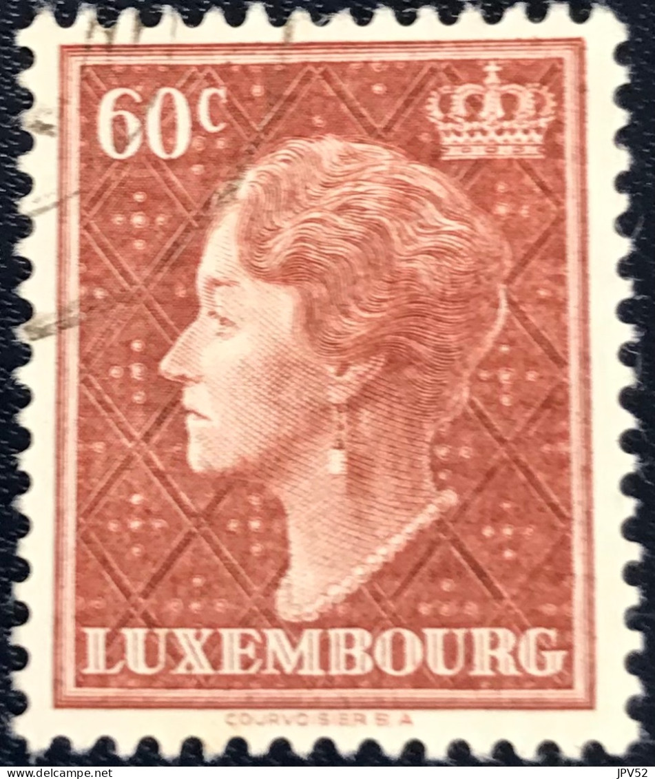 Luxembourg - Luxemburg - C18/33 - 1949 - (°)used - Michel 447 - Groothertogin Charlotte - 1948-58 Charlotte Linksprofil