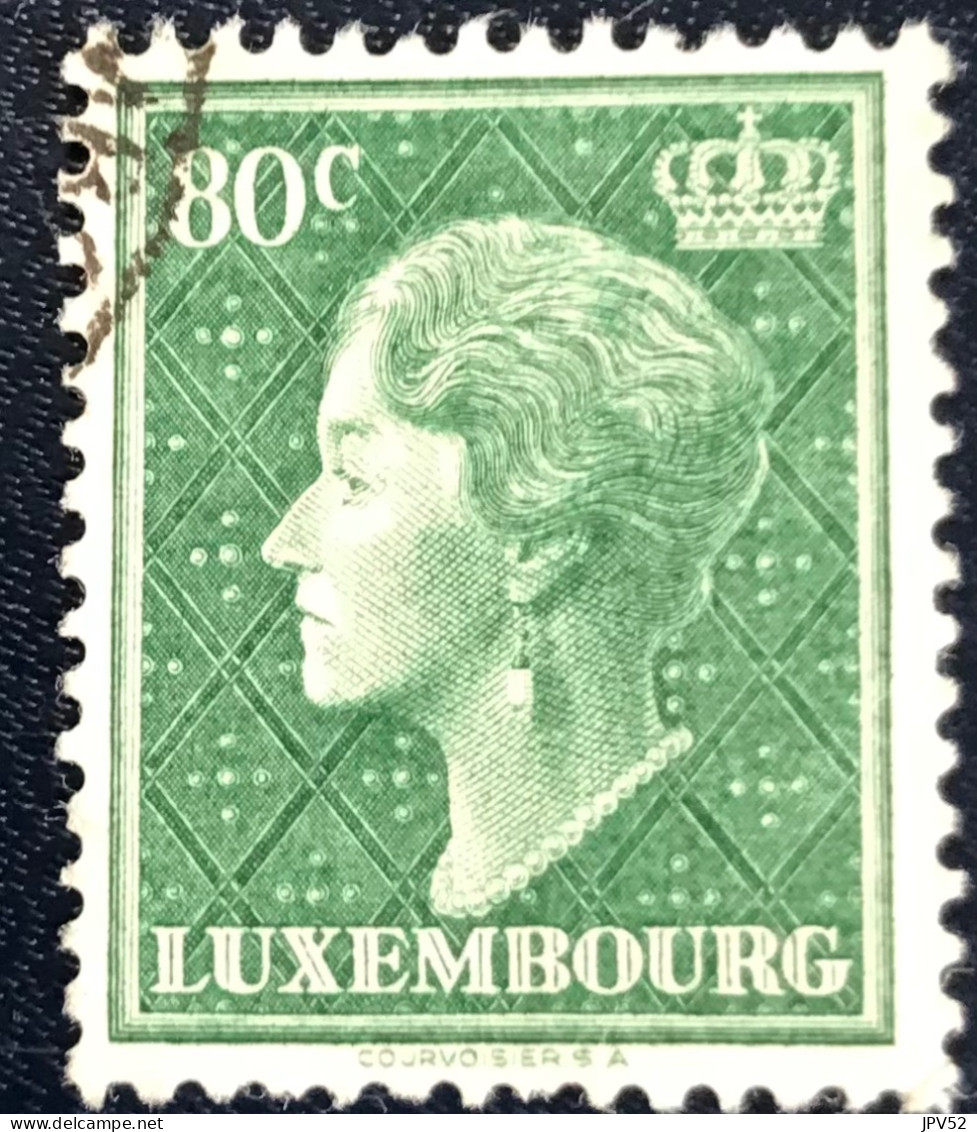 Luxembourg - Luxemburg - C18/33 - 1949 - (°)used - Michel 448 - Groothertogin Charlotte - 1948-58 Charlotte Linkerkant