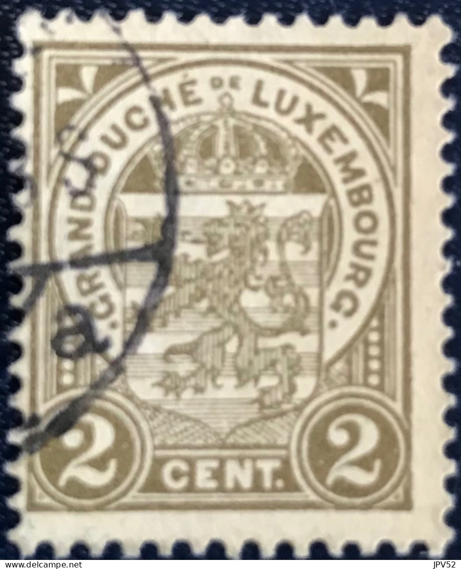 Luxembourg - Luxemburg - C18/33 - 1907 - (°)used - Michel 85 - Staatswapen - 1907-24 Coat Of Arms