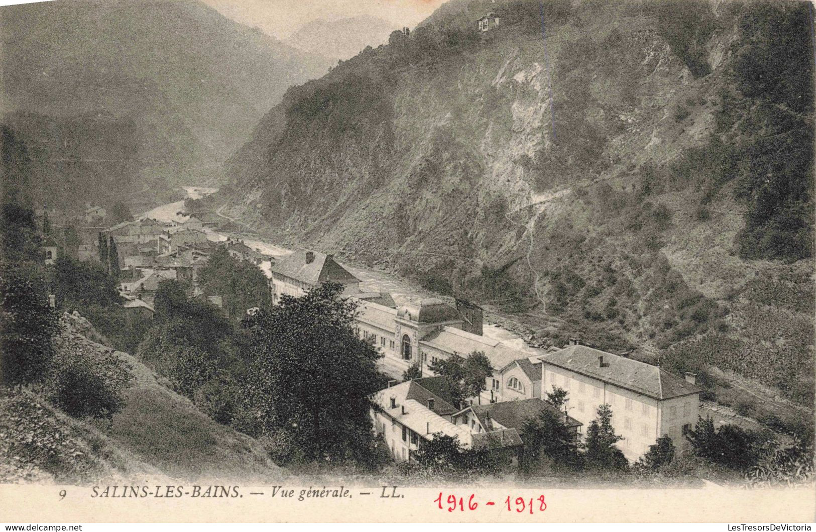 FRANCE -  Salins Les Bains - Vue Générale - LL - Carte Postale Ancienne - Moutiers