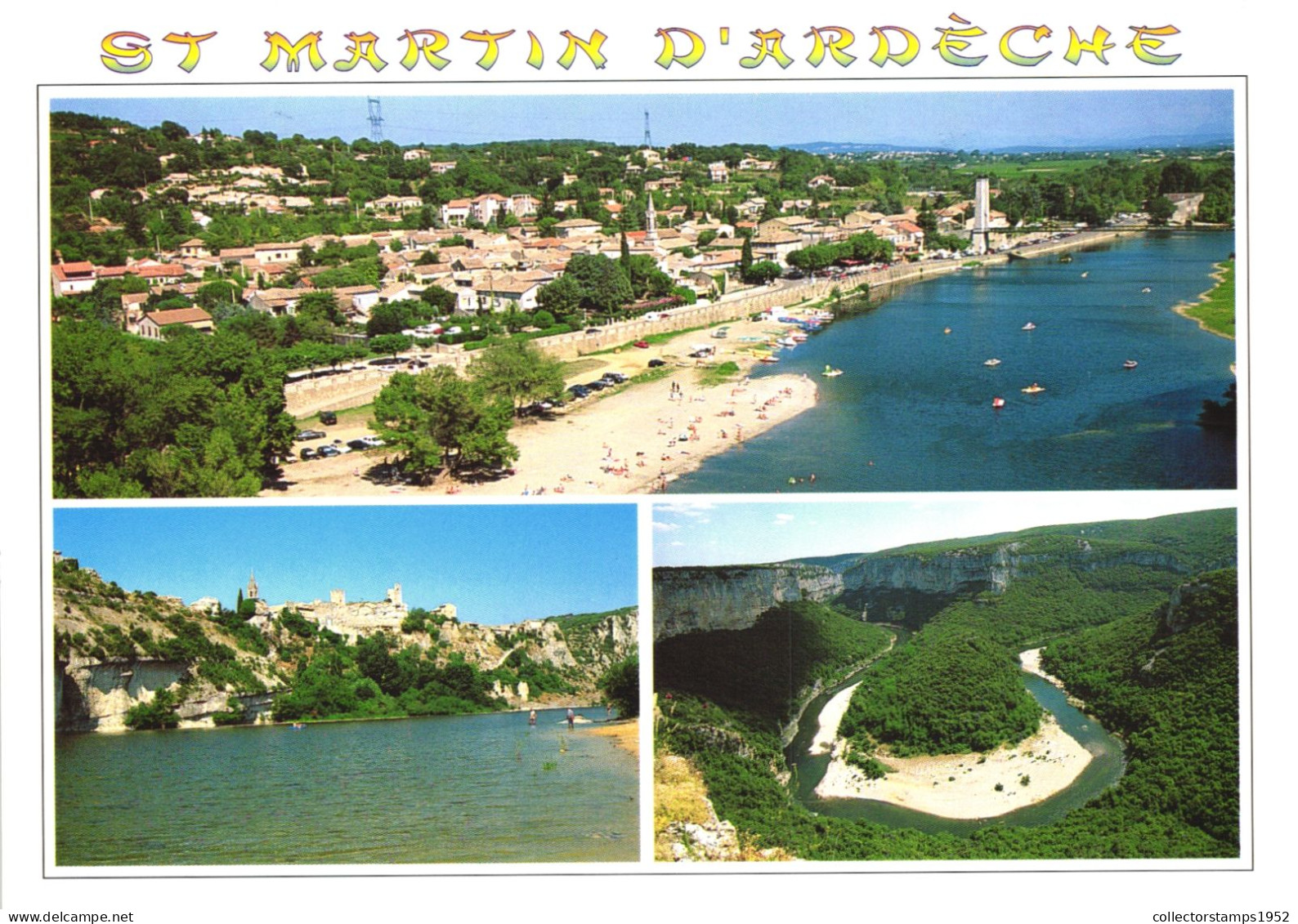 ST MARTIN, D'ARDECHE, COMMUNE, BEACH, SEA, FRANCE - Saint Martin De Valamas