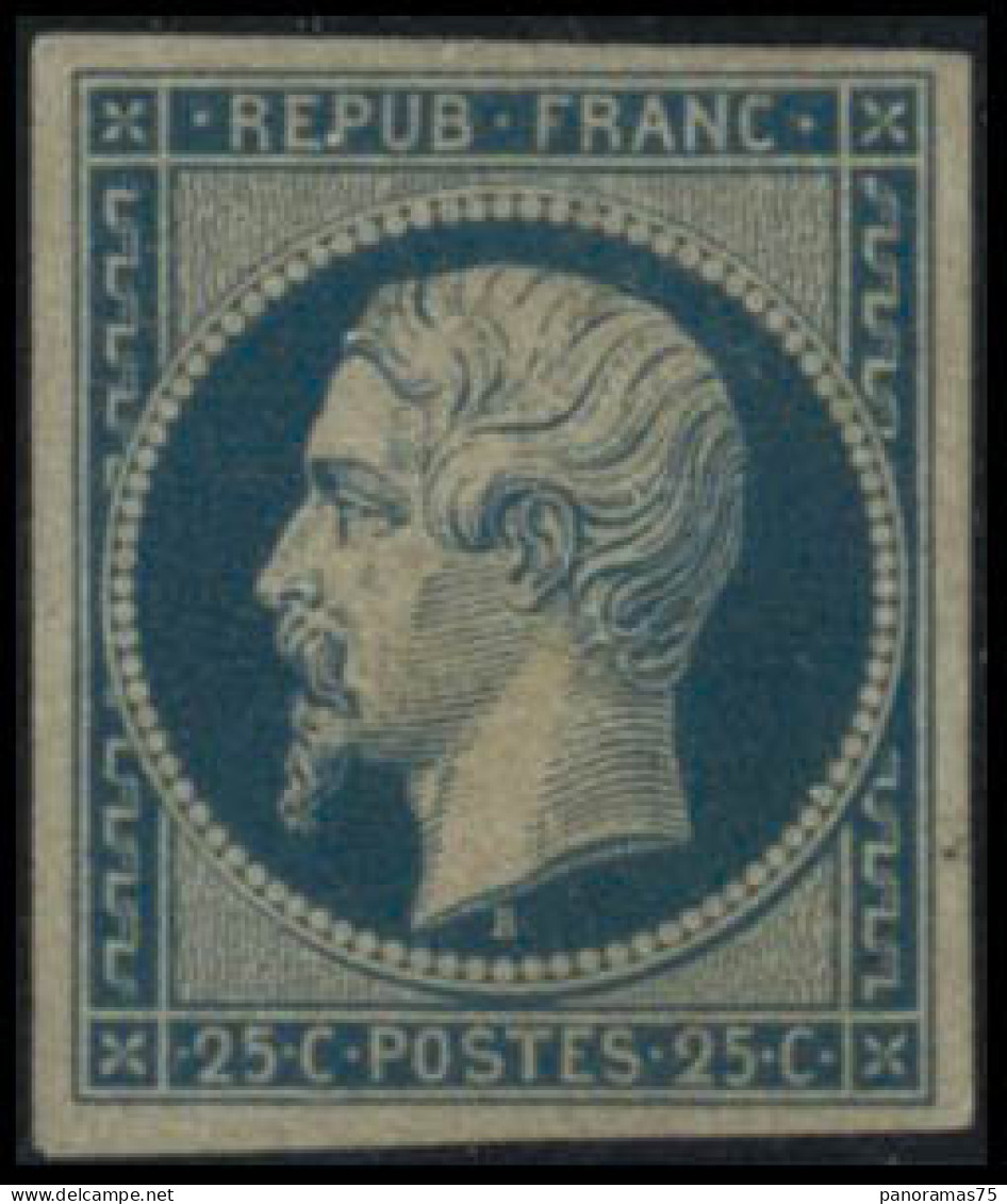 * N°10 25c Bleu, Trâce De Charnière Légère - TB - 1852 Louis-Napoleon