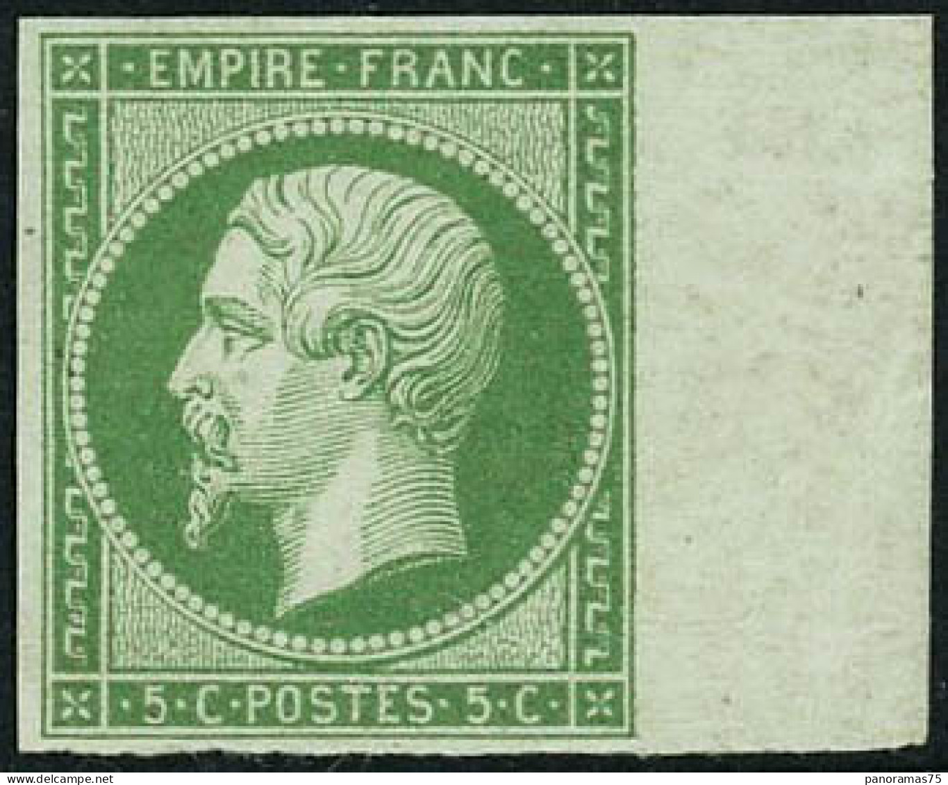 ** N°12 5c Vert - TB - 1853-1860 Napoléon III.