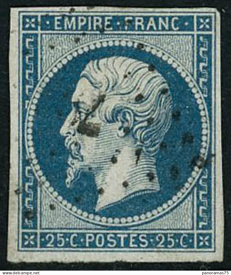 Obl. N°15 25c Bleu - TB - 1853-1860 Napoleon III