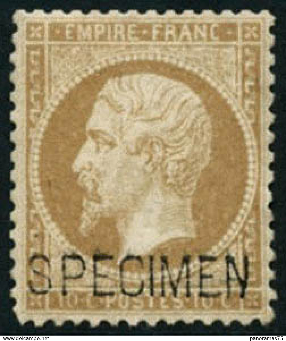 ** N°21c 10c Bistre - TB - 1862 Napoléon III.