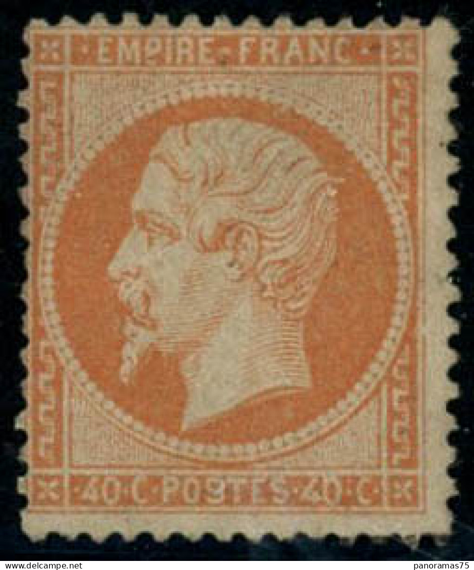 * N°23 40c Orange, Quasi SC - TB - 1862 Napoléon III