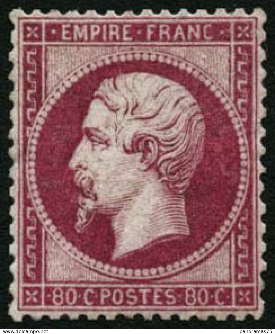 ** N°24 80c Rose - TB - 1862 Napoléon III.