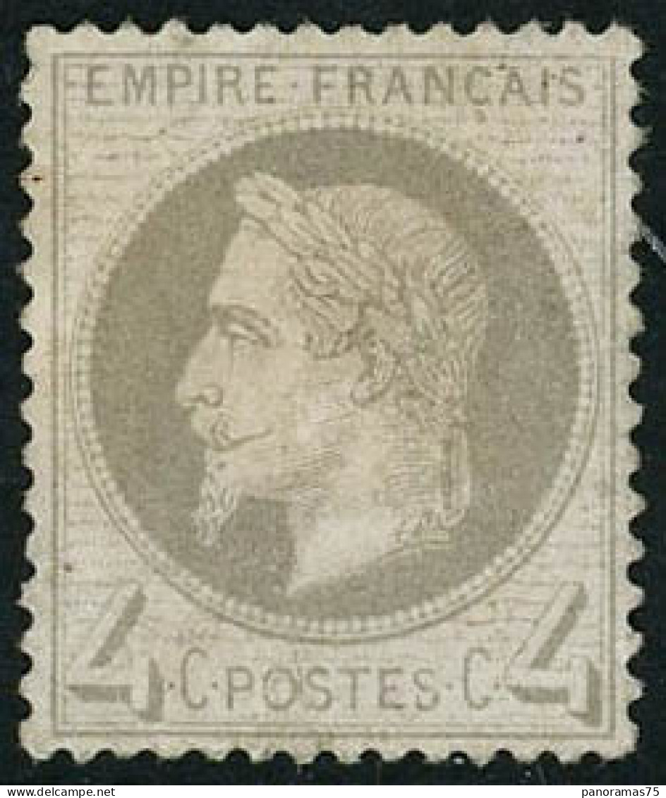 ** N°27 4c Gris - TB - 1863-1870 Napoléon III Lauré