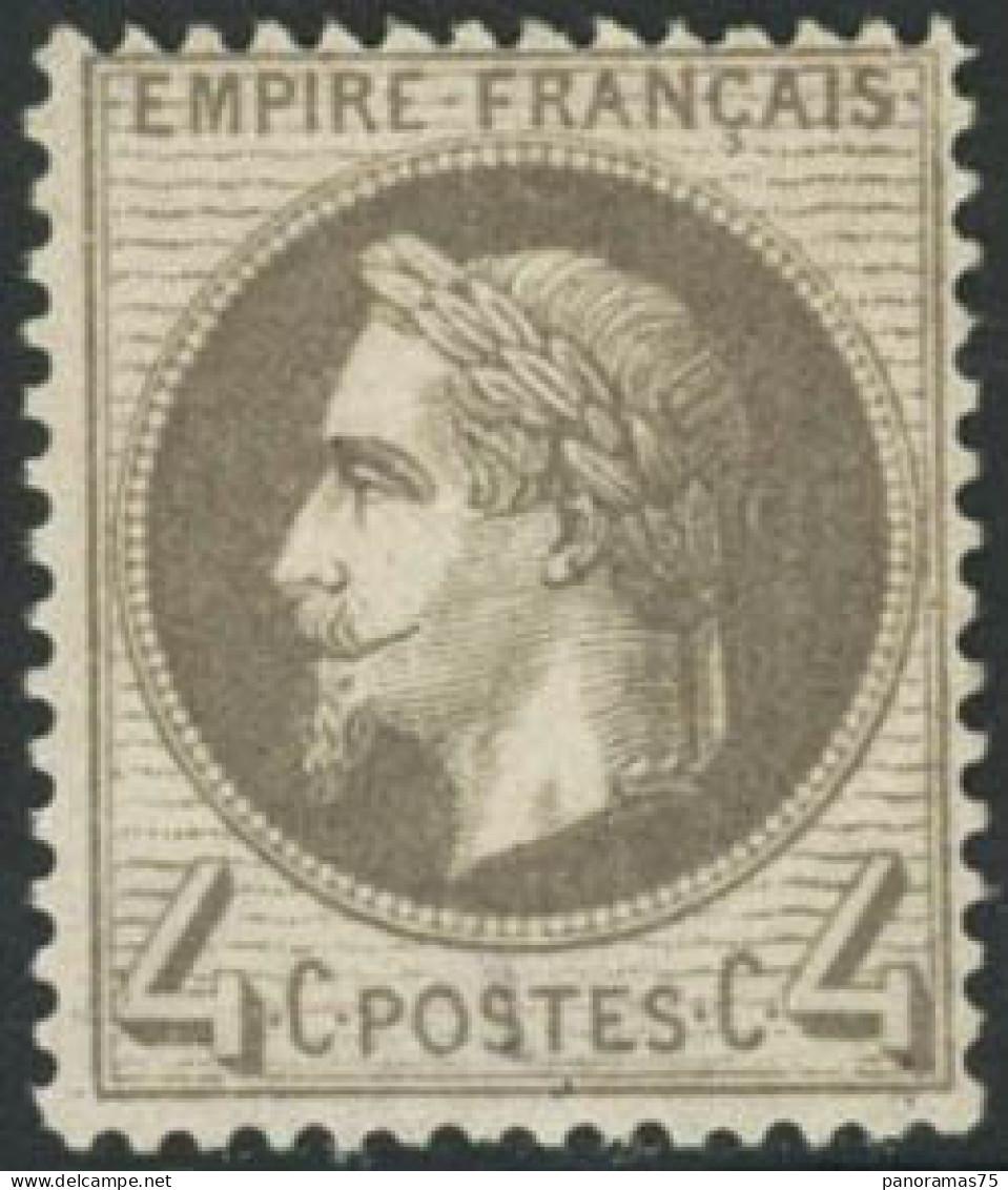 * N°27B 4c Gris - TB - 1863-1870 Napoléon III Lauré