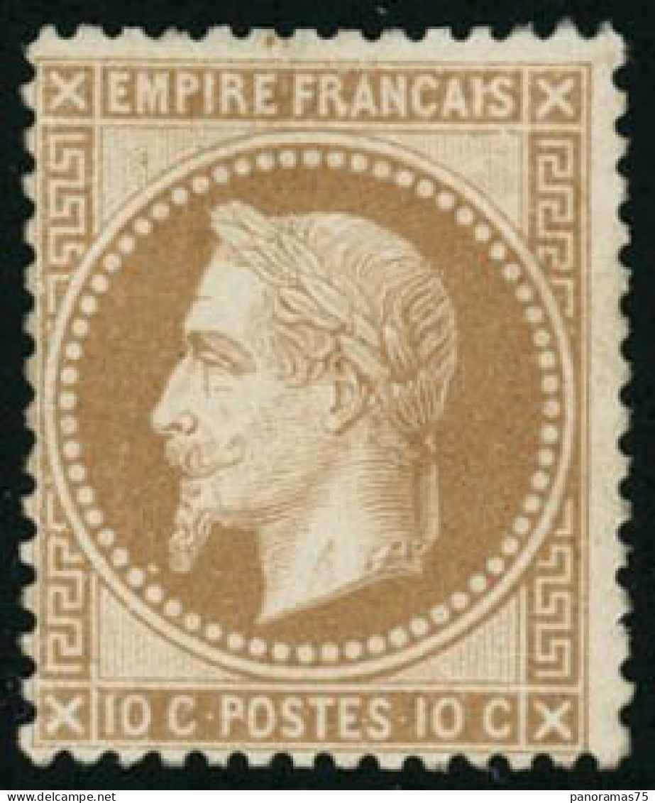 ** N°28A 10c Bistre, Type I - TB - 1863-1870 Napoléon III. Laure