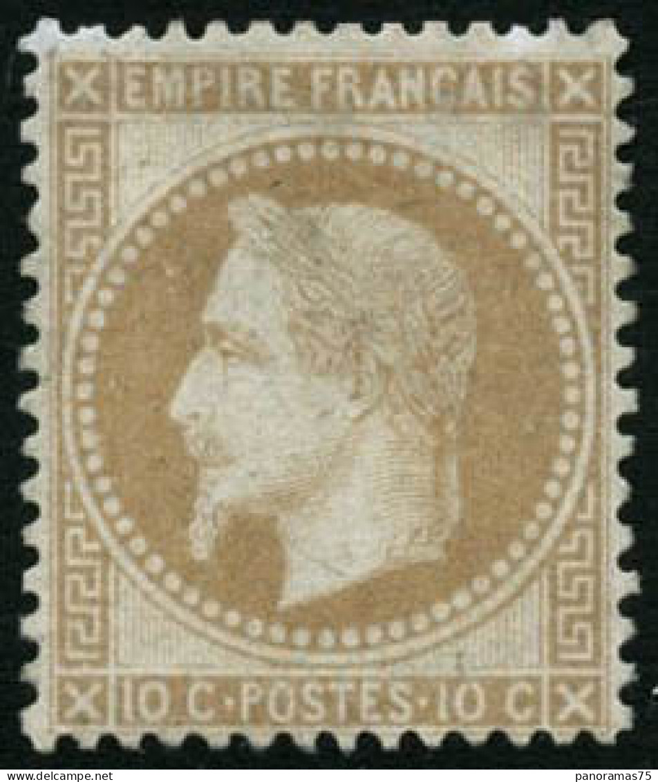 * N°28B 10c Bistre, Type II - TB - 1863-1870 Napoleon III With Laurels