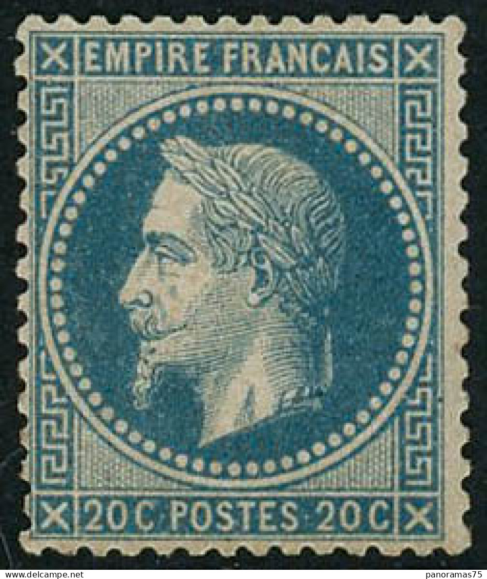 ** N°29A 20c Bleu, Type I - TB - 1863-1870 Napoléon III Lauré