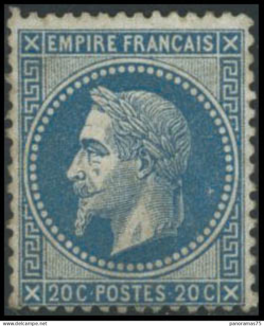 ** N°29A 20c Bleu, Type I - TB - 1863-1870 Napoléon III Lauré