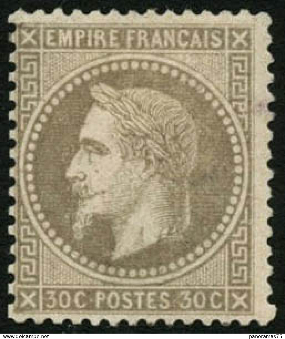 * N°30a 30c Brun Clair, Signé Brun - TB - 1863-1870 Napoléon III Con Laureles