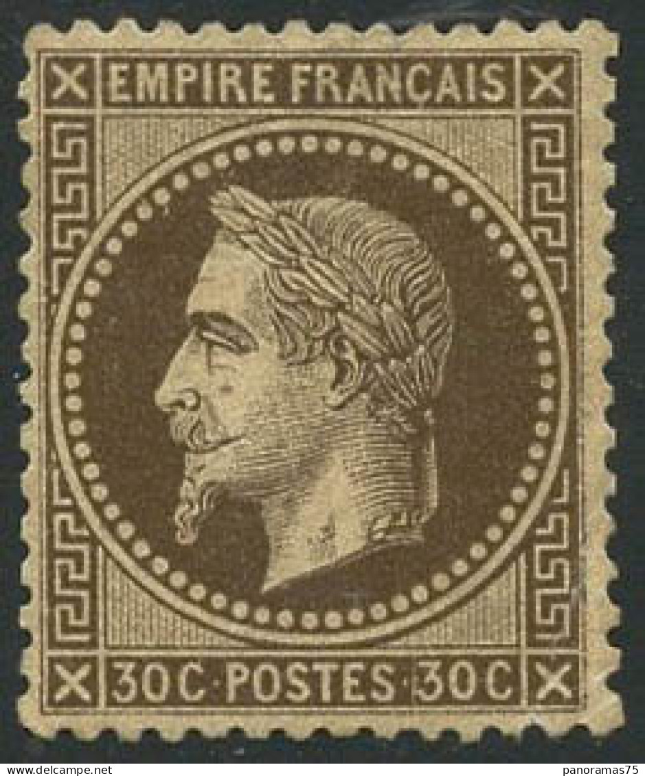 ** N°30b 30c Brun-noir - TB - 1863-1870 Napoleon III With Laurels