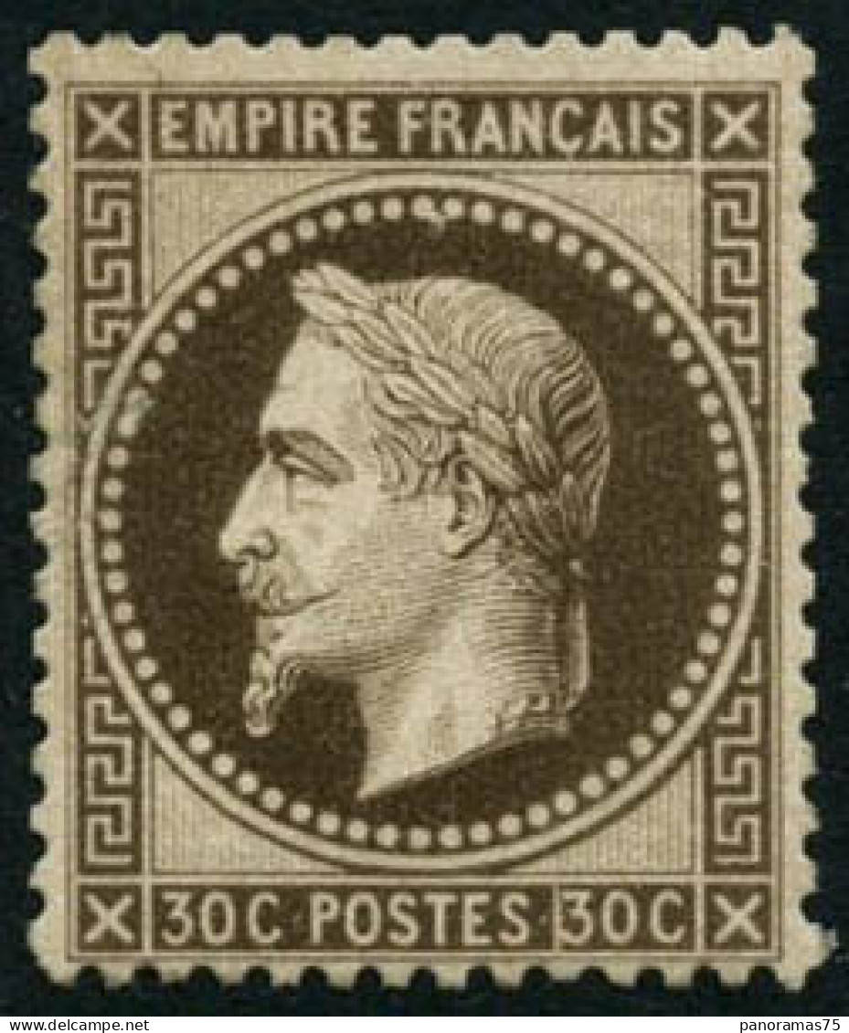 ** N°30b 30c Brun-noir - TB - 1863-1870 Napoléon III Lauré