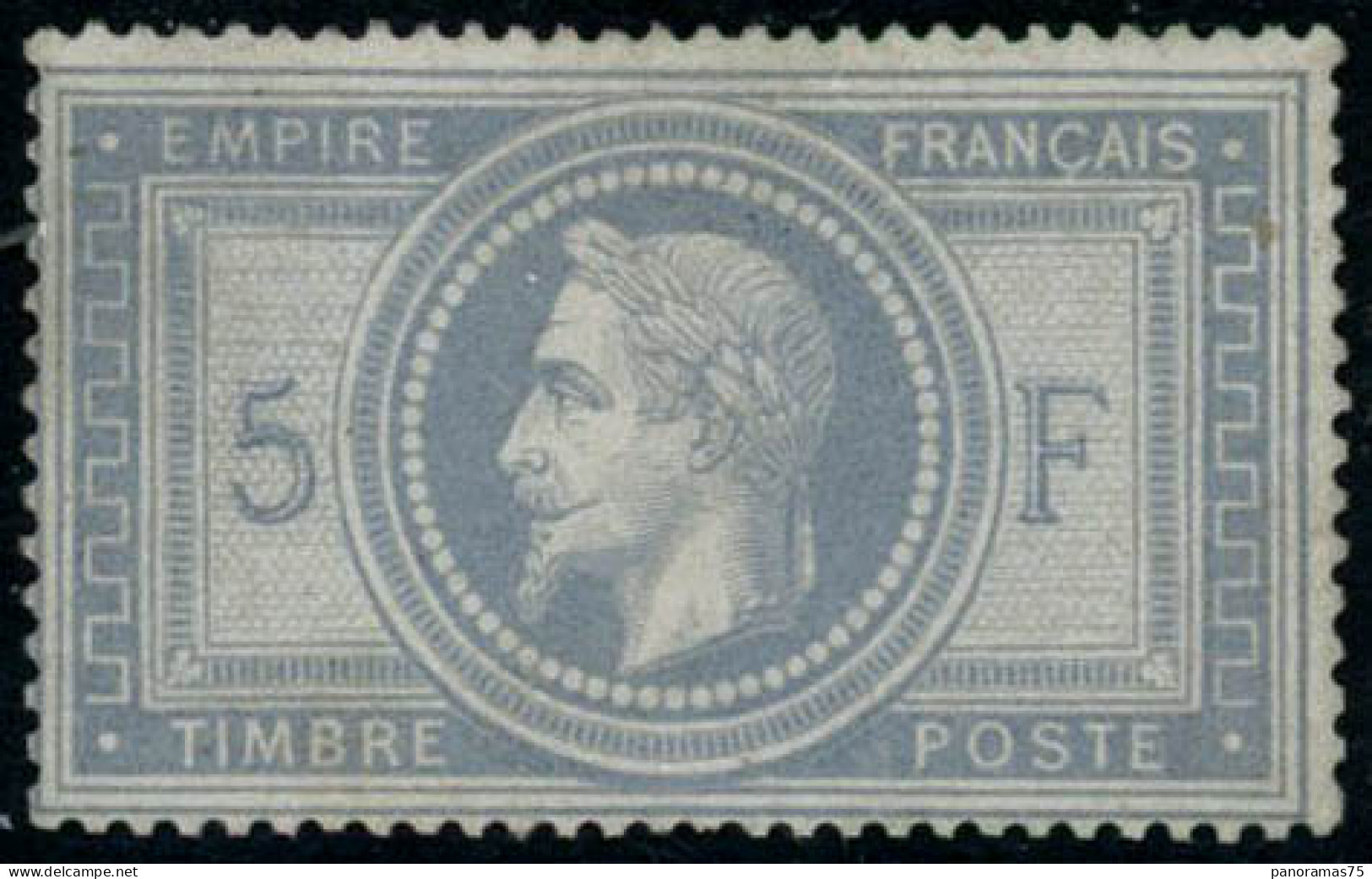 ** N°33 5F Empire, Signé Calves - TB - 1863-1870 Napoléon III Lauré