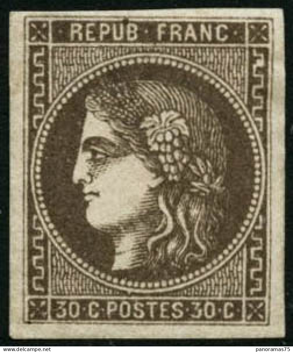 ** N°47 30c Brun - TB - 1870 Emisión De Bordeaux
