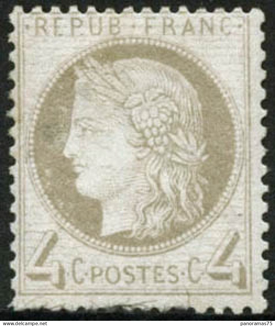 * N°52 4c Gris, Signé Calves - TB - 1871-1875 Cérès