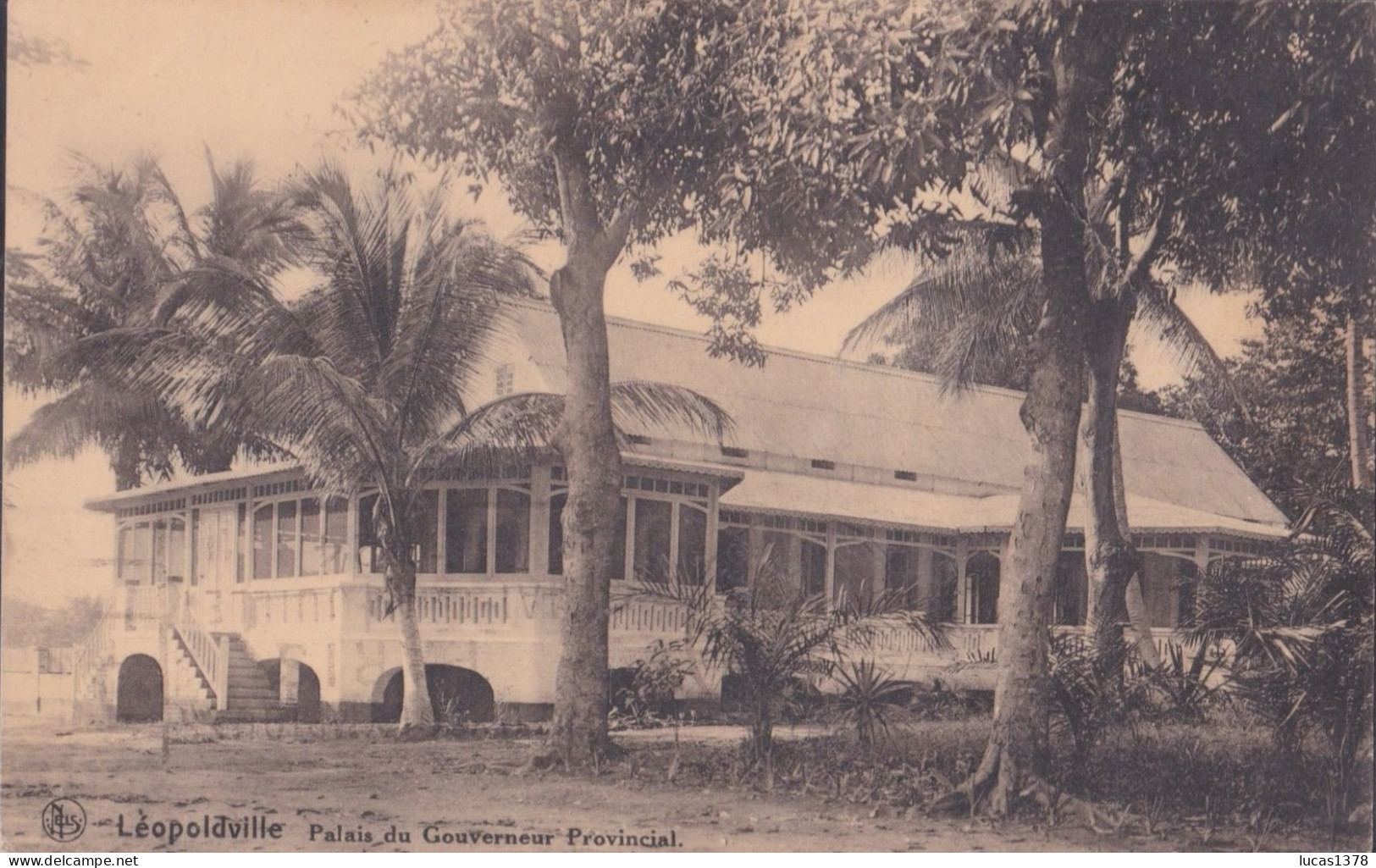 LEOPOLDVILLE / PALAIS DU GOUVERNEUR PROVINCIAL - Kinshasa - Léopoldville