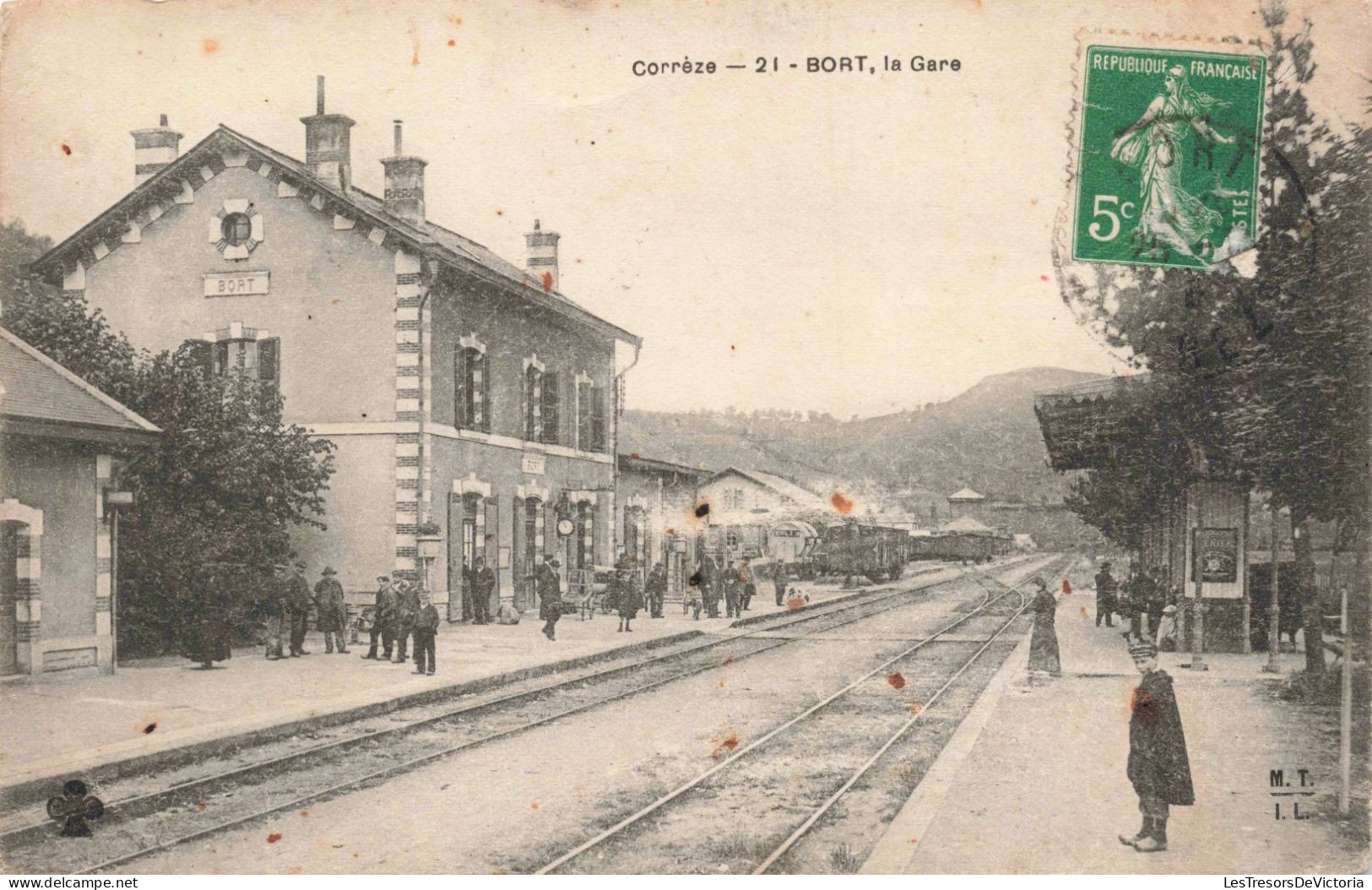 FRANCE - Corrèze - Bort - La Gare - Carte Postale Ancienne - Sonstige & Ohne Zuordnung