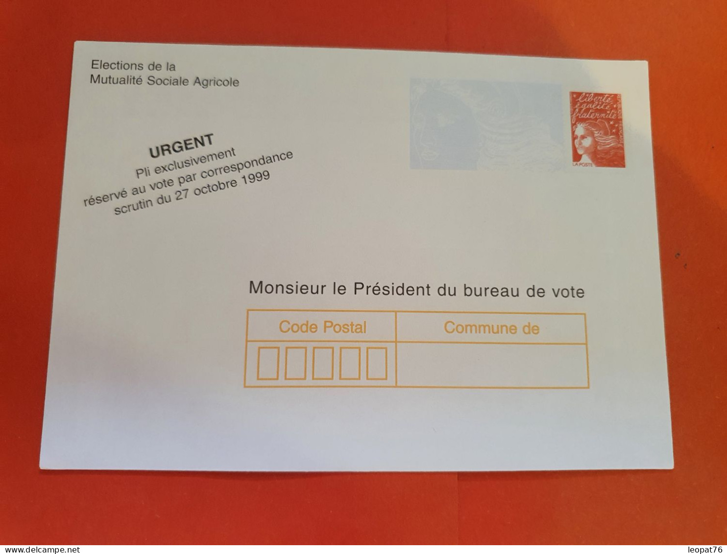 Entier Postal Luquet Des Elections De La Mutualité Sociale Agricole - Réf 2129 - PAP: Ristampa/Luquet