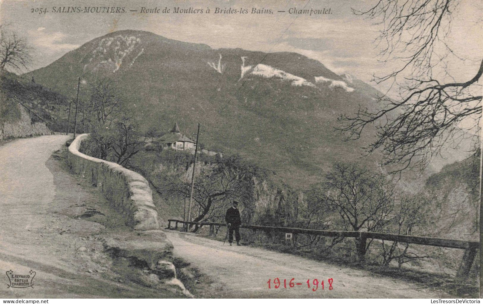 FRANCE - Moutiers Salins - Route De Moutiers à Brides Les Bains - Champoulet - Carte Postale Ancienne - Moutiers