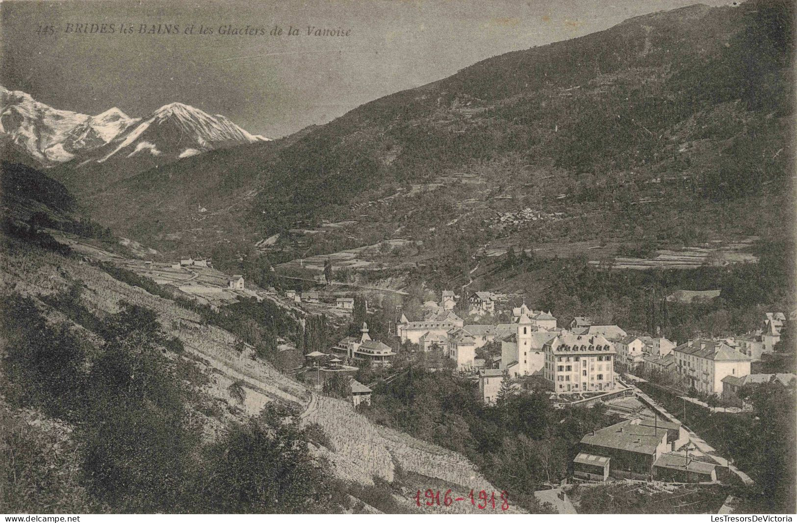 FRANCE - Brides Les Bains Et Les Glaciers De La Vanoise - Carte Postale Ancienne - Moutiers