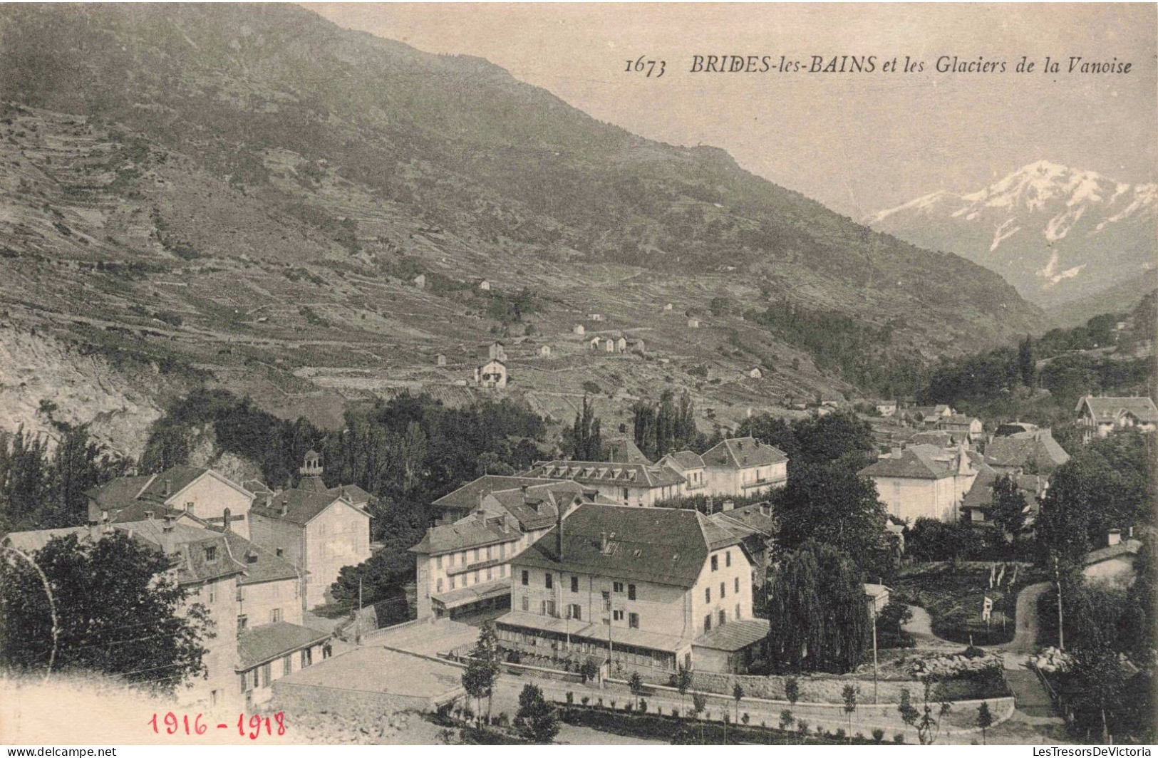 FRANCE - Brides Les Bains Et Les Glaciers De La Vanoise - Carte Postale Ancienne - Brides Les Bains