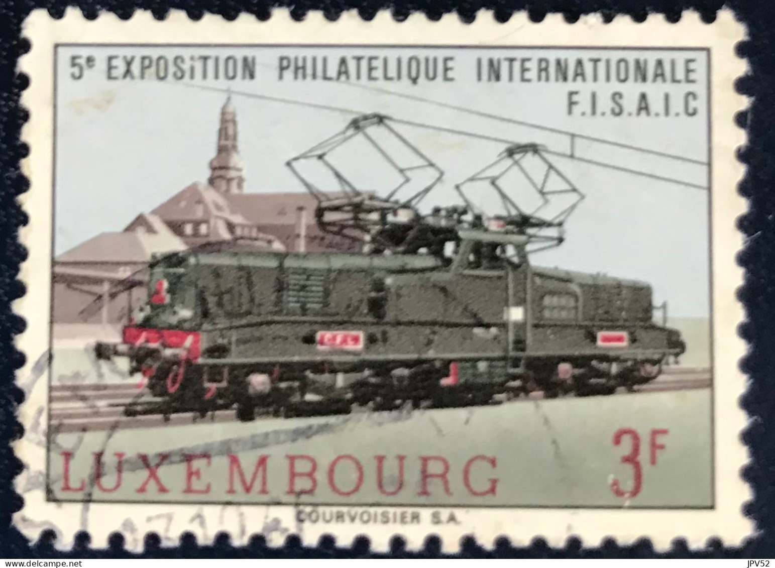 Luxembourg - Luxemburg - C18/34 - 1966 - (°)used - Michel 736 - Elektrische Locomotief - Oblitérés