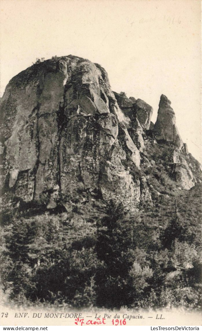 FRANCE - Env Du Mont Dore - Le Pic Du Capucin - LL - Carte Postale Ancienne - Auvergne Types D'Auvergne