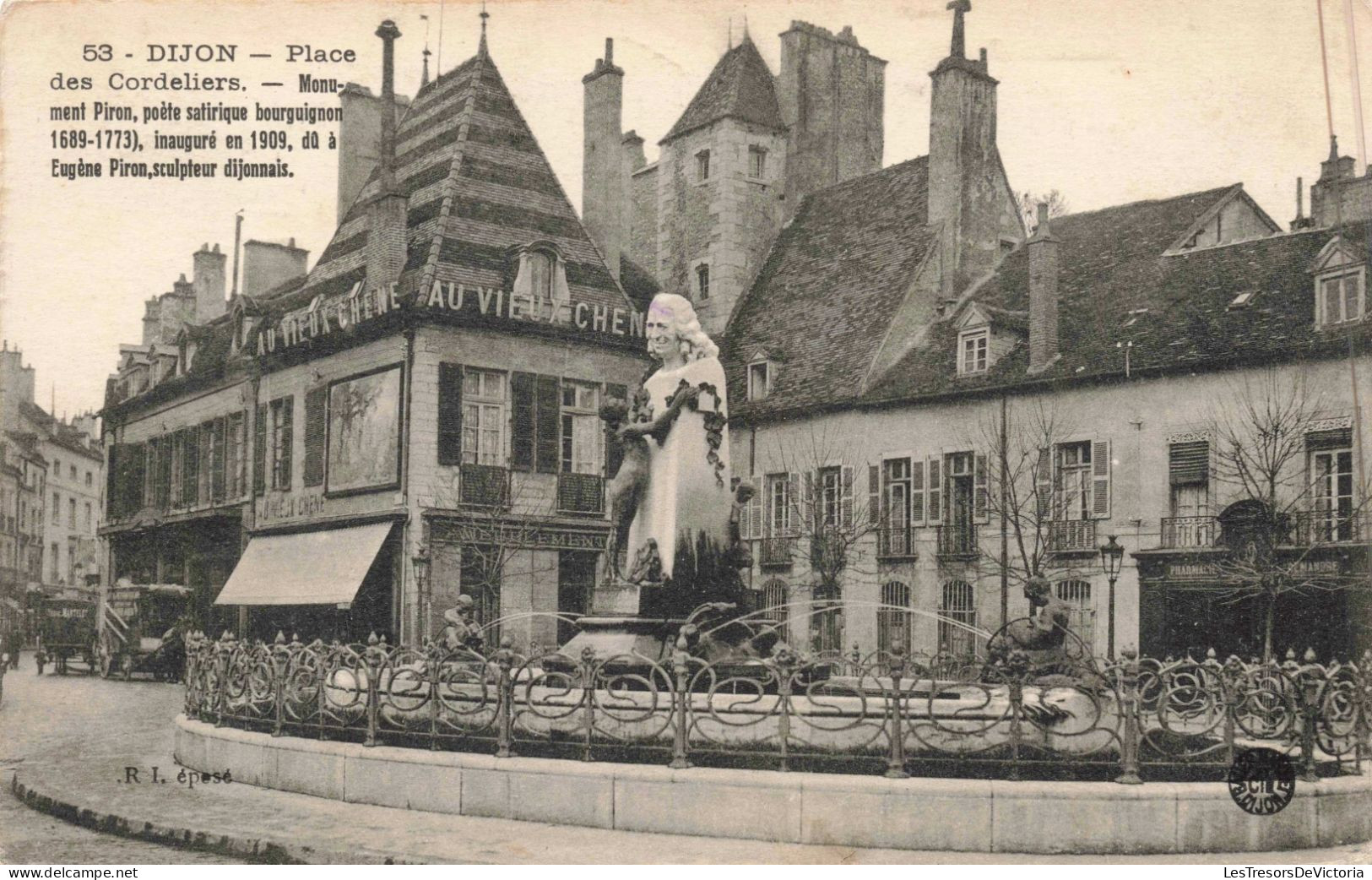 FRANCE - Dijon - Place Des Cordeliers - Carte Postale Ancienne - Dijon