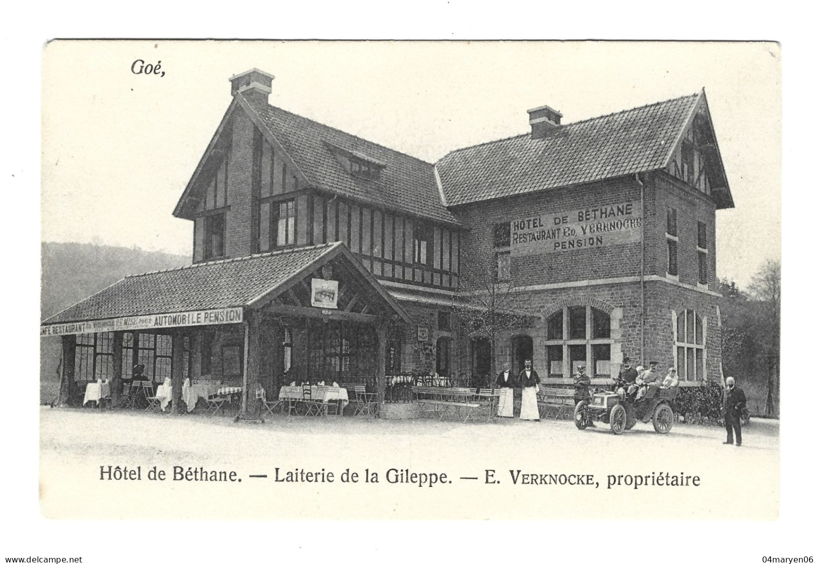 *** Goé ***  -   Hôtel De Béthane  /  Laiterie De La Gileppe....  -  Zie / Voir Scan's - Limbourg