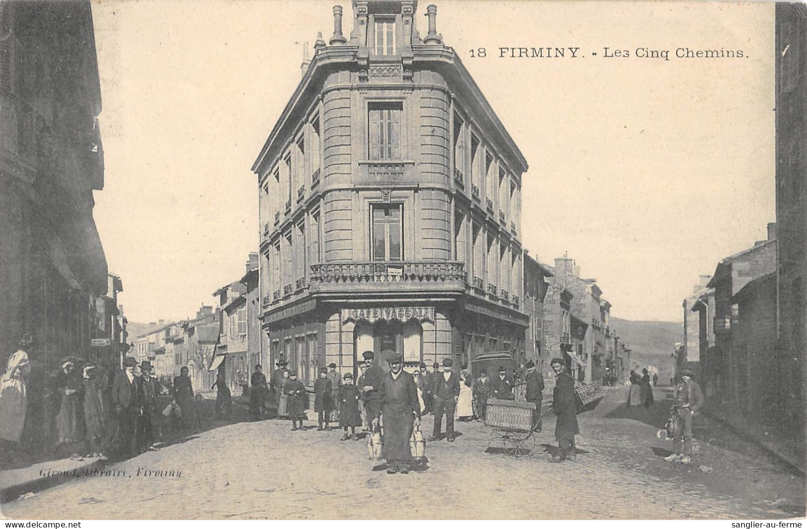 CPA 42 FIRMINY / LES CINQ CHEMINS - Firminy