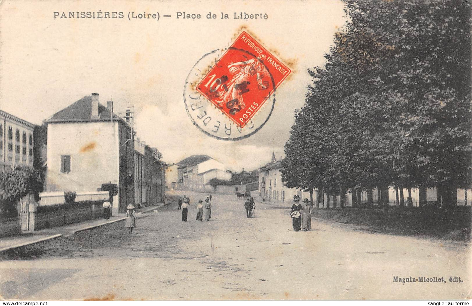 CPA 42 PANISSIERES / PLACE DE LA LIBERTE - Andere & Zonder Classificatie