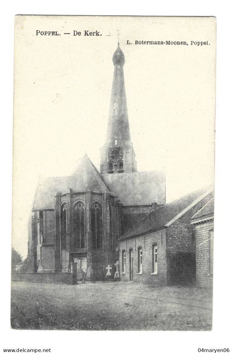 ***  POPPEL  ***  -   De Kerk  -  Zie / Voir Scan's - Ravels