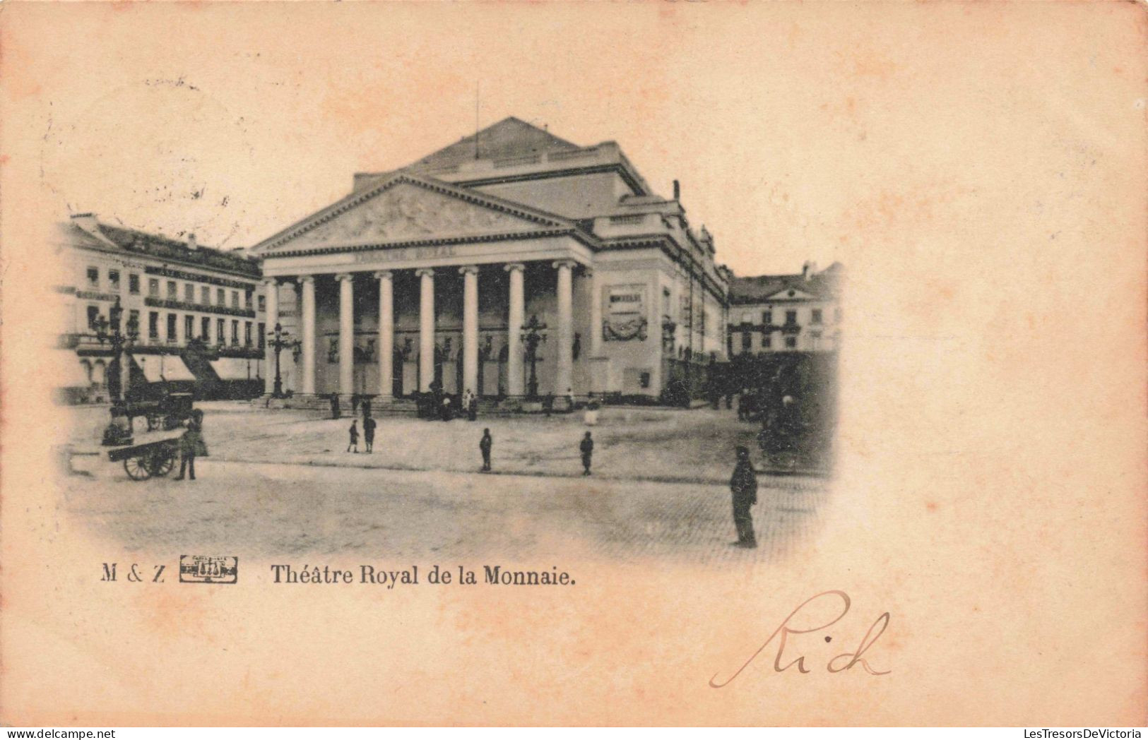 BELGIQUE  - Bruxelles - Théâtre Royal De La Monnaie -  M&Z - Carte Postale Ancienne - Monuments, édifices