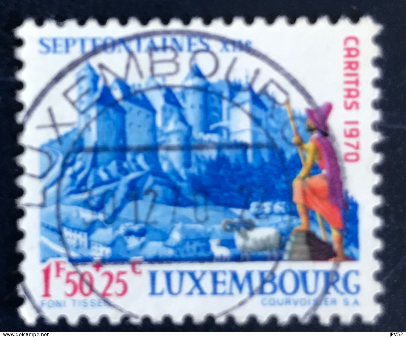 Luxembourg - Luxemburg - C18/34 - 1970 - (°)used - Michel 815 - Burcht Van Septfontaines - LUXEMBOURG - Gebruikt