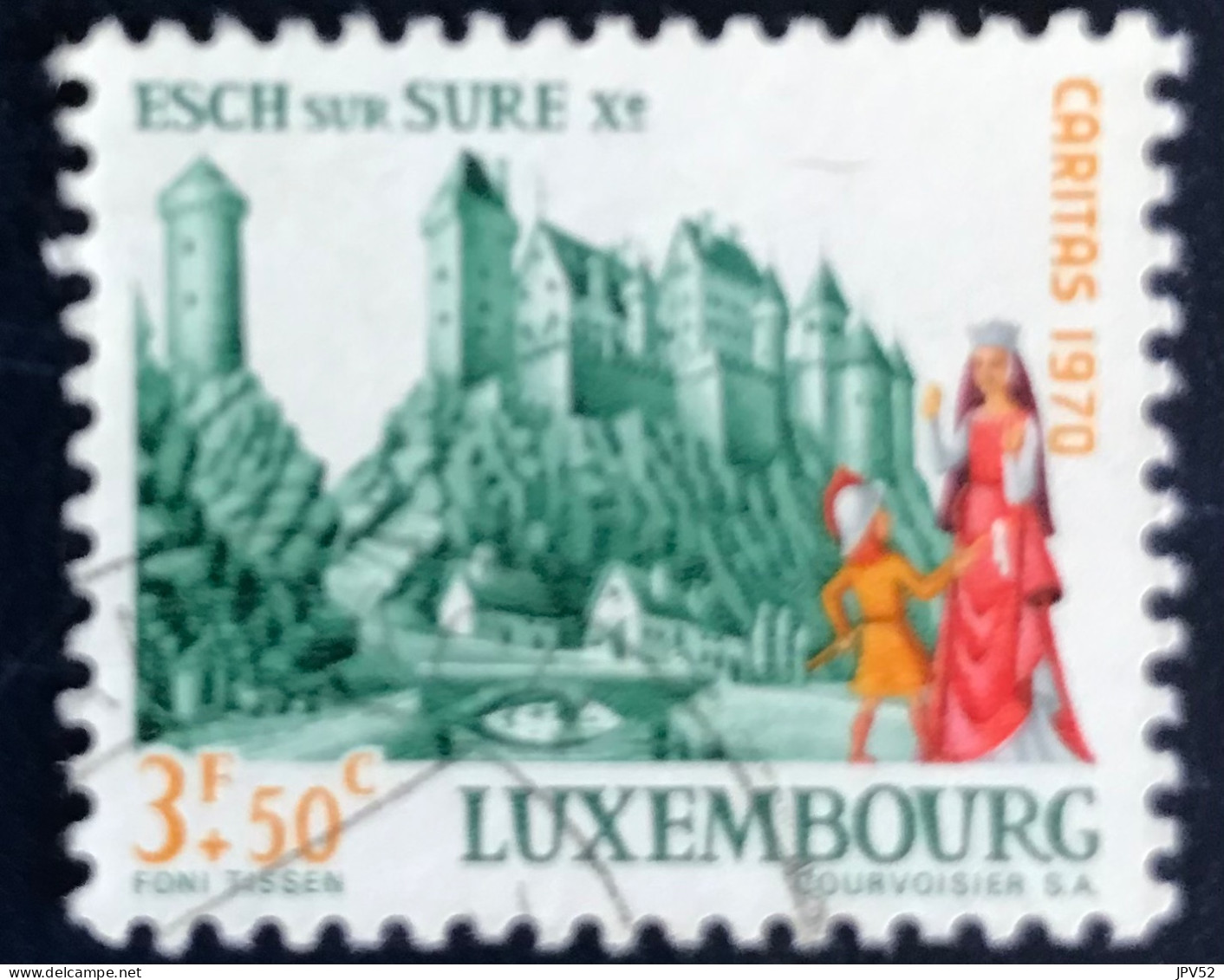 Luxembourg - Luxemburg - C18/34 - 1970 - (°)used - Michel 817 - Kasteel Esch-sur-Süre - Used Stamps